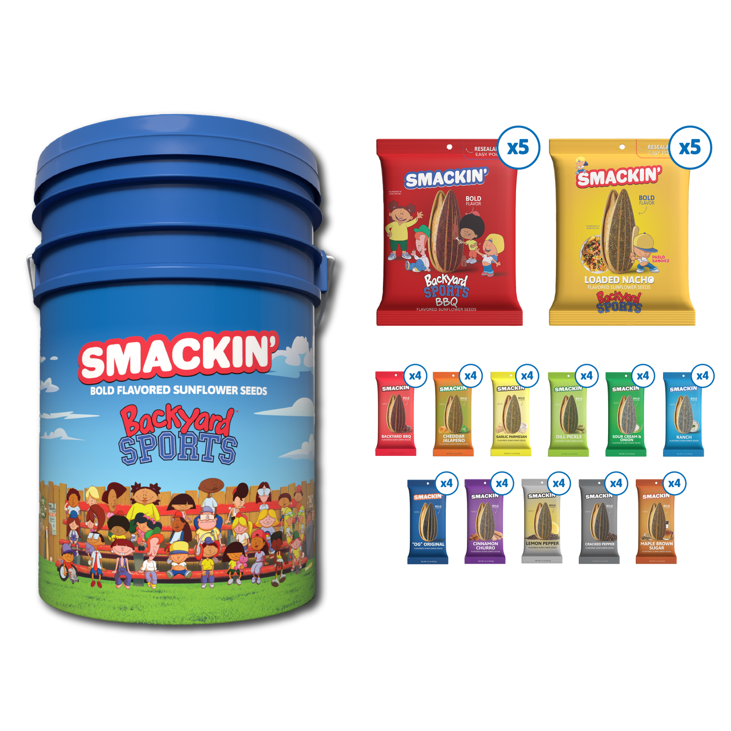 SMACKIN' x BACKYARD SPORTS BUCKET