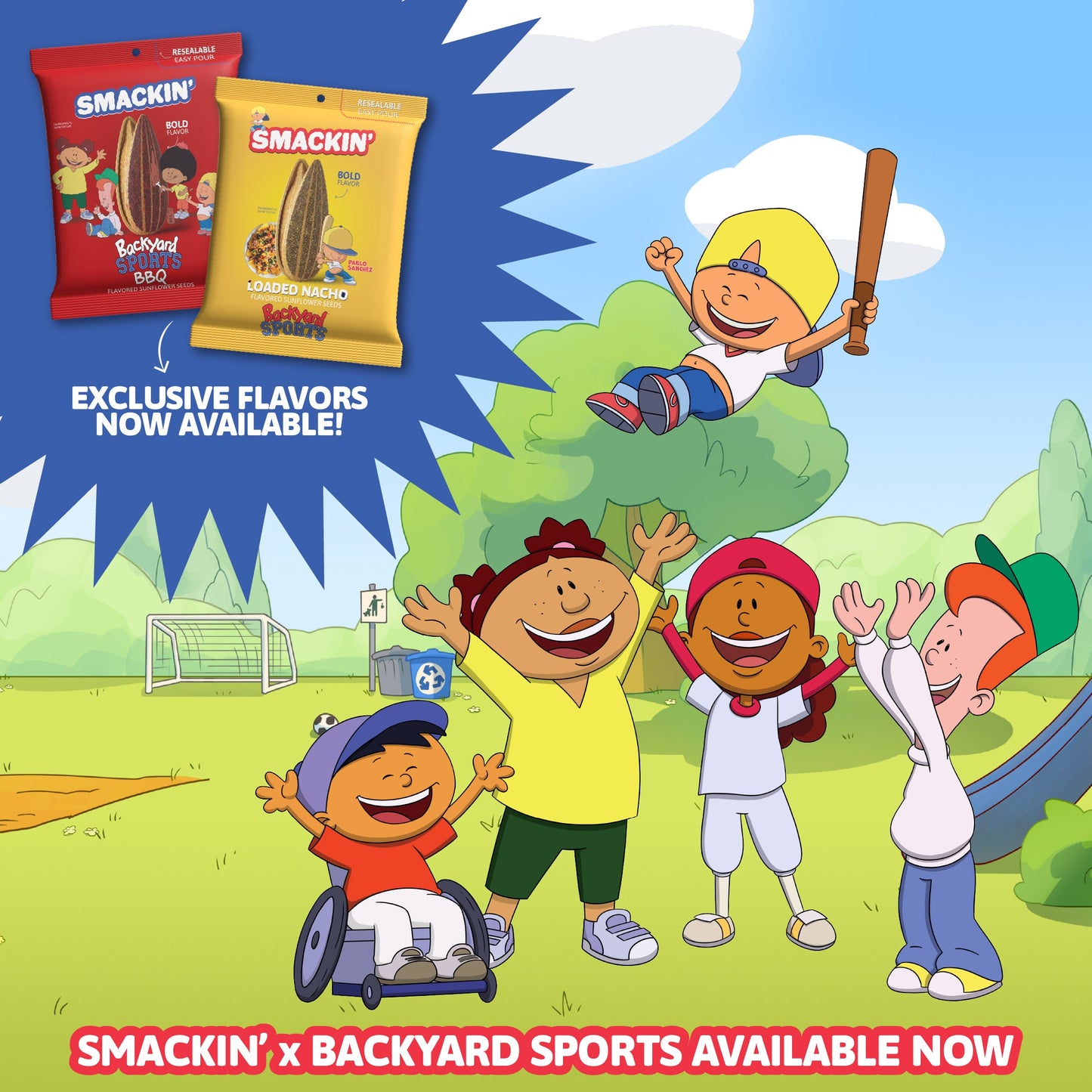 BACKYARD SPORTS 6 PACK + VARIETY CASE
